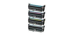Complete set of 4 Compatible HP CE264X-CF031A-CF032A-CF033A (646X / 646A) Colours  Laser Cartridges